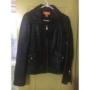 Michael Kors Orange Label Leather Jacket